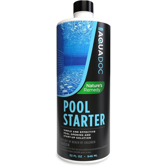 Pool Opening Chemical - 32oz for up to 30,000 gallons Starter Kit Above Ground & Inground Pools AquaDoc Chemicals Made in USA