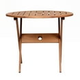 thumbnail image 3 of Amazonia Burlington 3 Pieces Eucalyptus Wood Round Outdoor Dining Set, Ideal for Patio, 3 of 12
