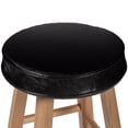 thumbnail image 4 of eHemco Barstool Cover with Foam, 13 Inches, Black, Set of 4, 4 of 6