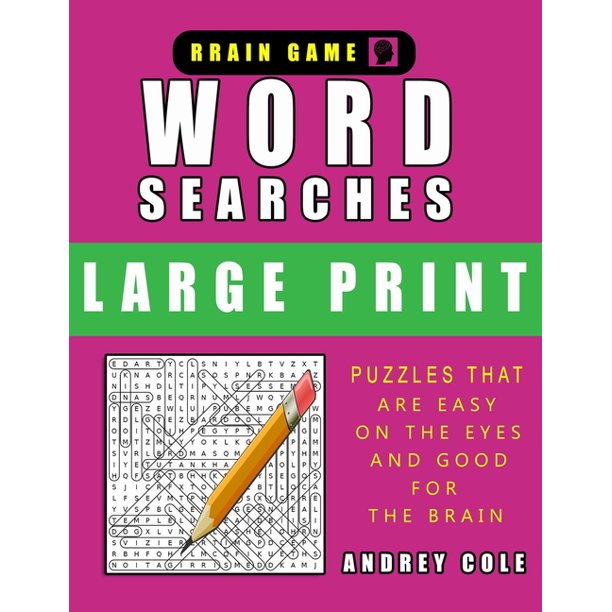 Word Searches Large Print 120 Puzzles Book For Adults (Paperback