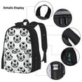 Adobk Happy Soccer Print Backpack Set ,School Bags with Lunch Box