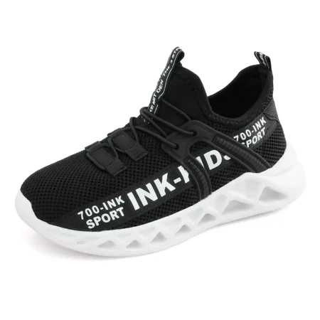 

POKUJKids Boys Soft-soled Sneakers Lightweight Breathable Non-slip Walking Shoes