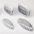 thumbnail image 4 of 10pcs/lot 4 designs flat fluted boat aluminium tart mold egg tarts holders mini cake mould jelly pudding molds DIY bakery tools (D02), 4 of 7