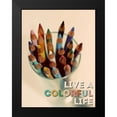 thumbnail image 2 of Peck, Gail 19x24 Black Modern Framed Museum Art Print Titled - Colorful Life, 2 of 5