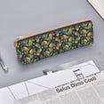 thumbnail image 3 of Rocae Hand Drawn Citrus Fruits Elegant Lemons for Leather Pencil Case - Zippered Pen Case Stationery Bag Zipper Pouch Pencil Holder For Men Women Businessmen And Artists, 3 of 5