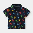 thumbnail image 7 of YTDSCS Toddler Boys Hawaiian Shirt Kids Short Sleeve Button Down T Shirts Little Boy Beach Clothes Print Cute Casual Shirt Tops 1-5T, 7 of 7