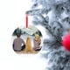 thumbnail image 3 of Fiudx Artículos en oferta con ofertas flash Colgante navideño personalizado de niña y perros con arte de hierro, decoración navideña, 3 of 7
