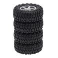 thumbnail image 4 of 4 pieces 1/24 Rubber Wheels and Tires Fit for Axial SCX24 00002 90081 RC crawler Car Trucks Accessories - B, 4 of 7