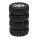 thumbnail image 4 of 4 Uds CNC Micro ruedas de neumáticos aptos para Axial SCX24 90081 00001 000002 RC crawler piezas de repuesto Plata B, 4 of 7