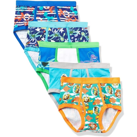 Disney Boys' Luca Underwear Multipack, Luca5pk, 6