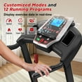 thumbnail image 4 of Folding Treadmills for Home - 3.5HP Portable Foldable with Incline, Electric Treadmill with 12 Preset Programs, Indoor Workout Treadmills, 4 of 12