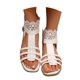 thumbnail image 3 of WILLBEST Sandalias De Mujer De Moda De Verano Para Mujer, Sandalias De Cuero Con Punta Abierta Y Cremallera Trasera, Zapatos Cómodos, 3 of 9