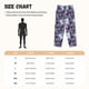thumbnail image 3 of Fotbe Purple Marble Texture Pantalones de Pijama para Mujer, Pantalones de Dormir, Pantalones Pj con Cordón y Bolsillos-Large, 3 of 6