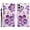 #10 Purple Flower, variant on Compatible with iPhone 12 / 12 Pro Wallet Case for Women with Credit Card Holders, Magneitc Cute Patterned Designed Flip PU Leather Kickstand Shockproof Cover for iPhone 12 / 12 Pro, Totem