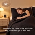 thumbnail image 2 of THD Winston - 3 Piece King Size Quilt Set, Lightweight King Bedspread Coverlet Set (King, Black), 2 of 6