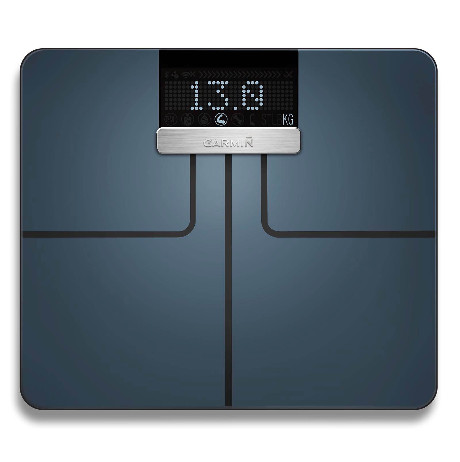 Garmin Index Smart WiFi Bluetooth BMI Calculator Digital Weight Scale, Black - image 3 of 9