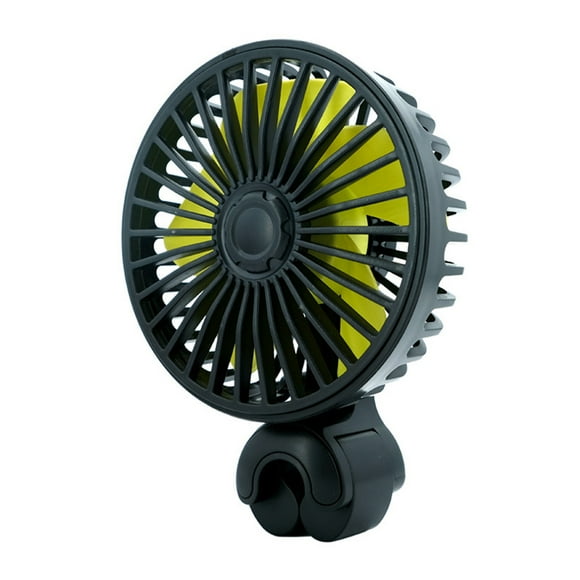 KAKOWELY Ventilador de coche con clip, ventilador eléctrico para coche, ventilador de aire de refrigeración USB para coche, ventilador de circulación de aire