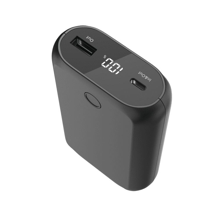 10000mAh Portable Power Bank with Dual Built-In Cables and Digital Display photo 4