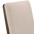 thumbnail image 2 of Fabric Dining Chair with Wooden Backing, Set of 2, Beige- Saltoro Sherpi, 2 of 5