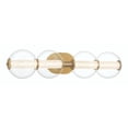 thumbnail image 4 of 46810-025 Eurofase Lighting Atomo - 74W 4 LED Bath Vanity-6.75 Inch Tall and 29.75 Inch Wide-Gold Finish, 4 of 8