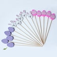 thumbnail image 2 of 100Pcs Easter Bunny and Egg Cocktail Bamboo Sticks, Easter Toothpicks Bamboo Suitable For Drinks Snacks Fruits Easter Day, 2 of 5