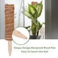thumbnail image 7 of 4 Pcs Plant Stakes Moss Sticks for Monstera Indoor Creepers Plant Support Extension Climbing Plants to Grow Upwards Use 50CM with 50 ties, 7 of 7