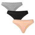 thumbnail image 3 of Tangas Marel para Mujer, Seamless Multicolor Talla M, 3 Piezas, 3 of 4
