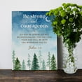 thumbnail image 4 of Bible Verse Be Strong And Courageous Canvas Poster Joshua 1: 9 Framed Scripture Print Painting for Christian Home Office Wall Art Decoration 11.5 x 15 inch, 4 of 5