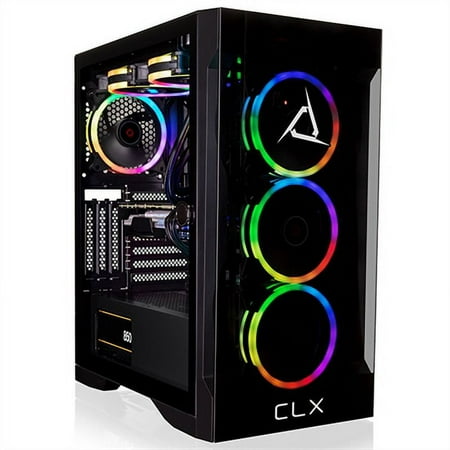 CLX SET Gaming Desktop - AMD Ryzen 9 7900X 4.7GHz 12-Core Processor, 32GB DDR5 Memory, GeForce RTX 4080 16GB GDDR6X Graphics 1TB NVMe M.2 SSD, 4TB HDD, WiFi, Win 11 Home 64-bit