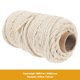 thumbnail image 2 of 1 rollo Natural Sisal Rope Diy Cat Scratcher Rope Cat Renching Post Sisal Rope, 2 of 6