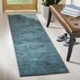 thumbnail image 2 of SAFAVIEH Palazzo Anuki Euro style Area Rug, Black/Turquoise, 4' x 6', 2 of 8