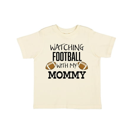 

Inktastic Watching Football with my Mommy Gift Toddler Boy or Toddler Girl T-Shirt