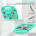 thumbnail image 3 of Kids Friendly Portable Tablet Case for Walmart Onn 10.1" Gen 4 2024 Release (Model:100135925) Case, EVA Foam Cute Pattern with Kickstand Cute Cartoon Shockproof PC Case - Mintgreen, 3 of 8