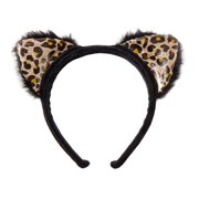 Claire's Classic Cat Ear Headband with Leopard Glitter Ears