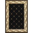 thumbnail image 1 of HomeRoots 353288 2 Pi 3 Po x 3 Pi Tapis de Surface Noire en Polypropylène, 1 of 1
