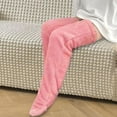 thumbnail image 1 of Calcetines hasta la para mujer, medias peludas para dormir en casa, cálidas, súper suaves, hasta el muslo, para el hogar y la sala de 90cm Salvador  Calcetines largos y peludos, 1 of 10