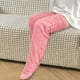 thumbnail image 1 of Calcetines hasta la para mujer, medias peludas para dormir en casa, cálidas, súper suaves, hasta el muslo, para el hogar y la sala de 90cm Salvador  Calcetines largos y peludos, 1 of 10