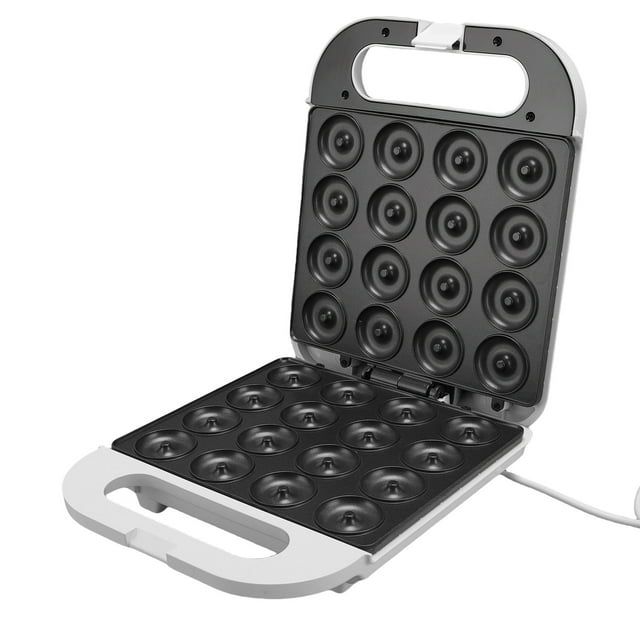 Mini Machine à Beignets - Machine à Crêpes à Double Face - Fournitures de Cuisson avec 16 Trous pour une Cuisine Rapide et Délicieuse