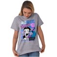 thumbnail image 3 of Kanji Betty Boop Beauty and Brains Women's Graphic T Shirt Tees Brisco Brands S, 3 of 5