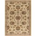 thumbnail image 3 of Sensation Traditional 5' x 7' Ivory and Gold Polypropylene Indoor Area Rug, 3 of 8