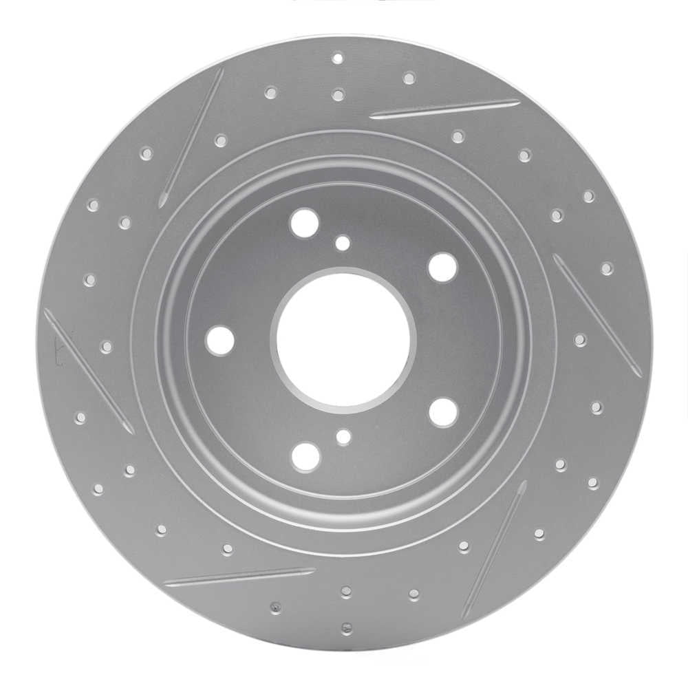 Dynamic Friction Company 830-01005R DFC Geoperformance Rotor - Drilled and Slotted