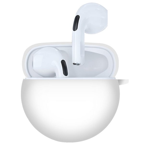 Audífonos Funda protectora para compatible con Bluetooth para Lenovo HT38 (blanco)