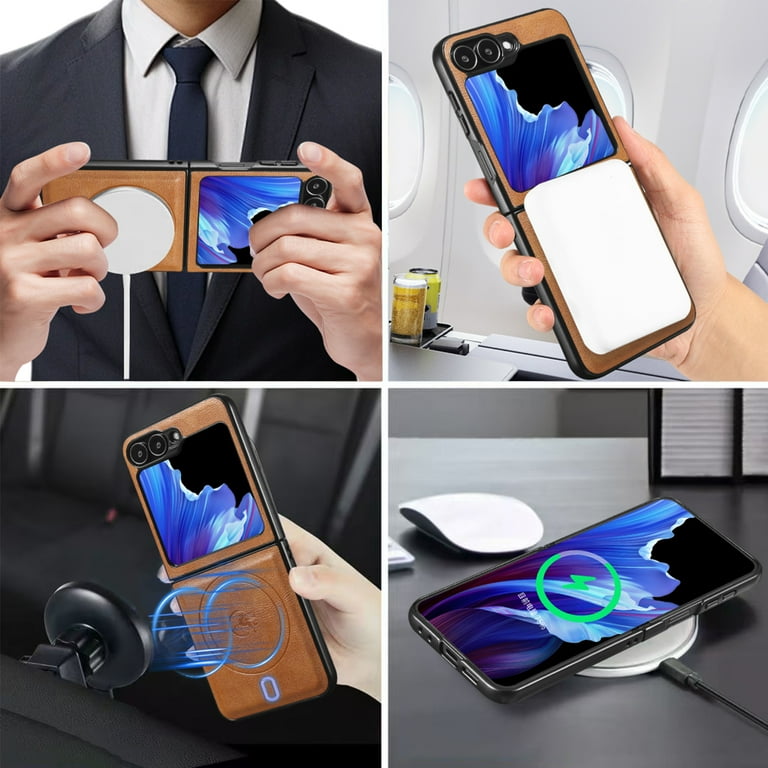 MyGadget Flip Case For IPhone SE 2022 | 2020 | 7 | 8 - [ Magnetic Flip Case ] - Synthetic Leather Book Cover [ Detachable Wallet Case] - Light Blue Stand
