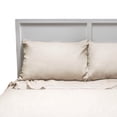 thumbnail image 2 of Chambray 3-Piece Oatmeal Twin Sheet Set, 2 of 3