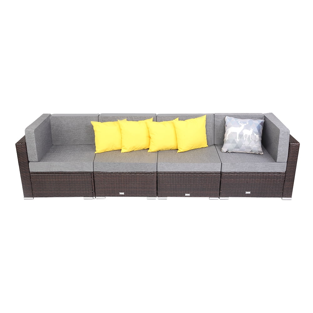 rattan corner sofa clearance