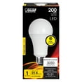 thumbnail image 2 of Feit A21 E26 (Medium) LED Bulb Bright White 200 Watt Equivalence 1 pk, 2 of 2