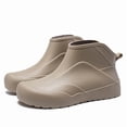 thumbnail image 5 of Women's Short Ankle Rain Boots Waterproof Non Slip PVC Rubber Slip On Garden Shoes, 5 of 6