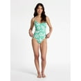 thumbnail image 2 of No Boundaries Hibiscus Printed One-Piece Swimsuit, Women’s, 2 of 5