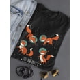 thumbnail image 3 of To Infinity & Beyond Cool Foxes T-Shirt Women -Image by Shutterstock, Female x-Large, 3 of 4