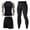 A-White345, variant on JAJAHO Mens Workout 3 Piece Outfits Tummy Control Long Sleeve Shirt And Pants Athletic Running Suit With Pockets For Basketball Training Soft Outfit